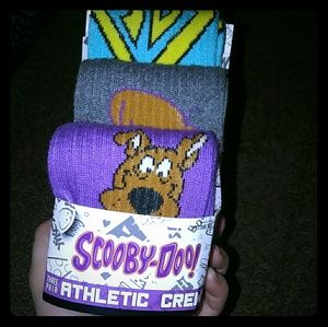 Mens Scooby doo athletic crew socks